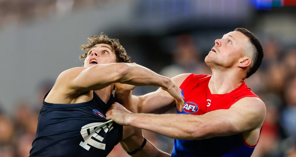 Charlie Curnow, a complete display:
#3 Rated Carlton Player, 2 Goals
16 Disposals, 5 Contested
7 Score Involvements, 1 Goal Assist
8 Marks, 2 Contested Marks
3 Intercepts, 2 Intercept Marks
3 Ground Ball Gets, 2 F50
5 Inside 50s, 3 Rebound 50s
454 Metres Gained

#AFLBluesDees