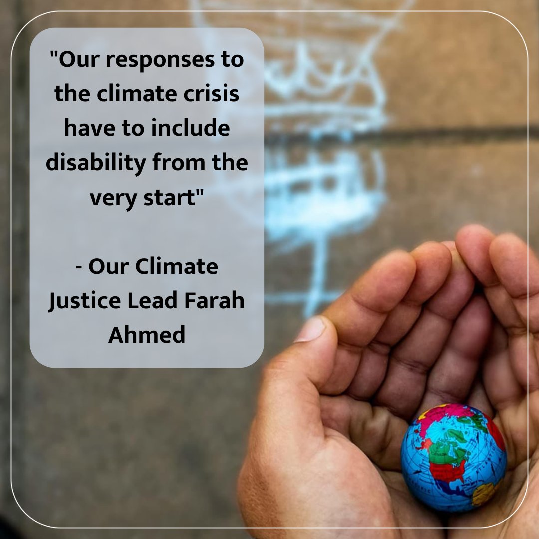Disability justice is a key element of climate justice but is often overlooked in the way we design our climate responses. Our Climate Justice Lead @farzja reflects on the important intersections between climate, disability justice & care >> tinyurl.com/9ttxzbnm