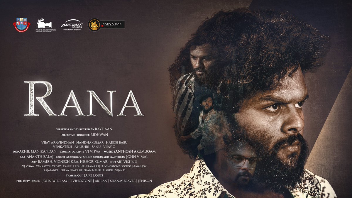 Happy to release #RANA Short Film Best wishes to the team 💫🎥

youtube.com/watch?v=7ErCdi…

<a href="/Rayhaan_Offl/">Rayhaan</a>  <a href="/Tweet_To_Arvi/">Vijay Aravindhan</a>  <a href="/vjviswaofficial/">Vj Viswa</a> <a href="/rk_2001_05/">RAHUL KRISHNAN KAMARAJ</a> <a href="/lvngstngeorge/">Livingstone George</a>