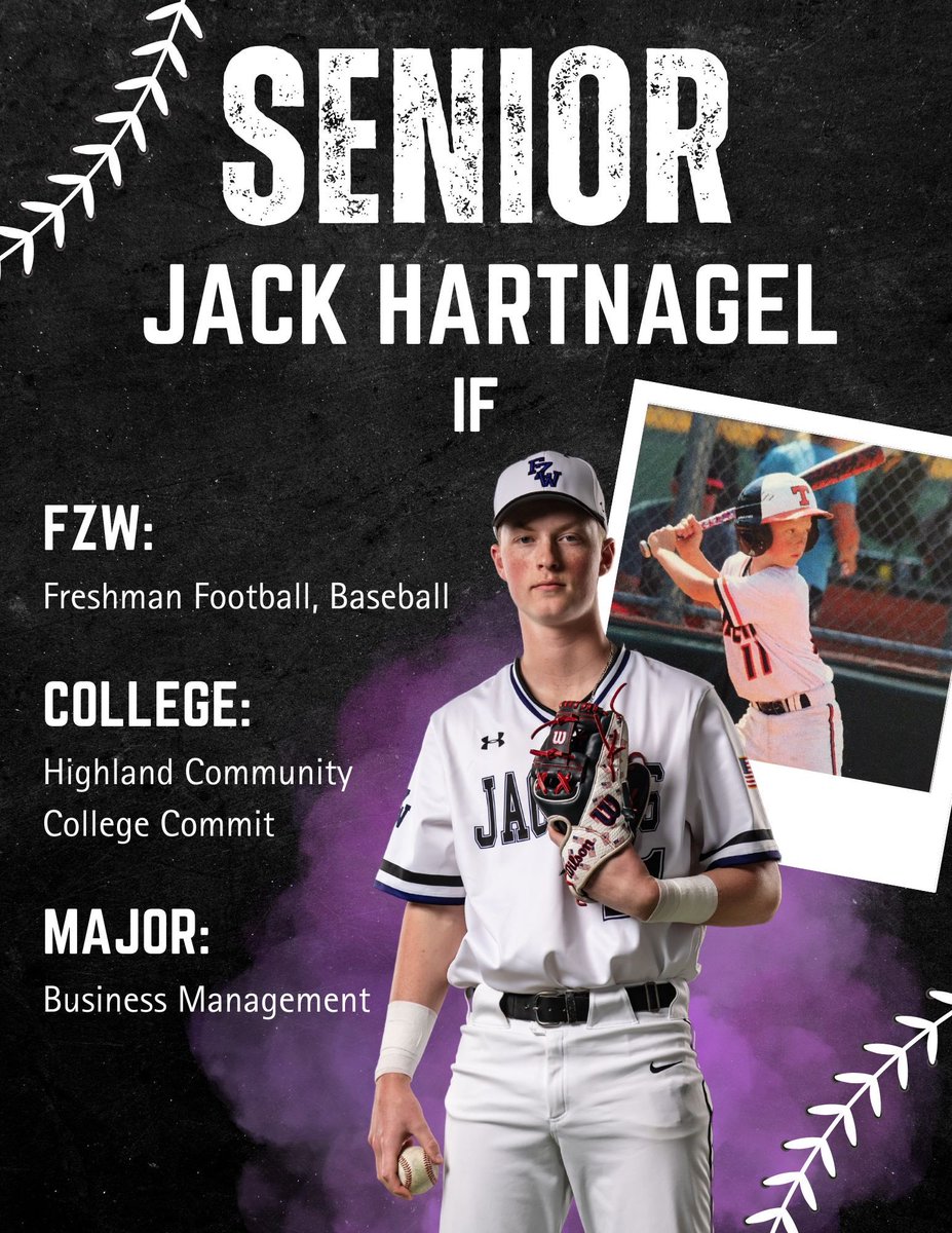 fzwbaseball's tweet photo. Batting Second and playing 2B… Senior Jack Hartnagel https://t.co/2owxoHAkjL