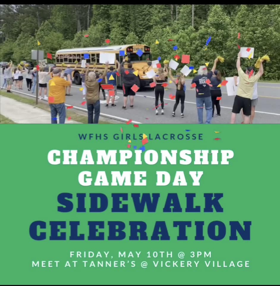 Come out and show the West HS Girls Lacrosse team the love and support they deserve this Friday!!! West is headed to the State Championship!  WEST IS BEST!!🥍💙night.
<a href="/JohnLaden12/">Wolverine Boys Lax</a> <a href="/WFHSAthDept/">West Forsyth High School Athletics</a> <a href="/WFHSAD/">Brett Phipps, CMAA</a>