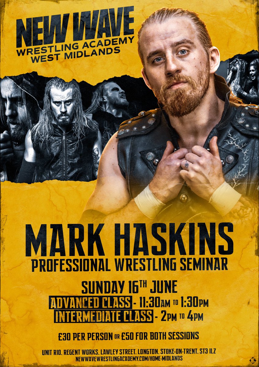 MARK HASKINS SEMINAR Excited to announce that on Sunday June 16th we’ll play host to a very rare Seminar appearance by MARK HASKINS! ADVANCED - 11.30am to 1.30pm INTERMEDIATE - 2pm to 4pm £30 each or £40 for both Drop us a message to secure your space.
