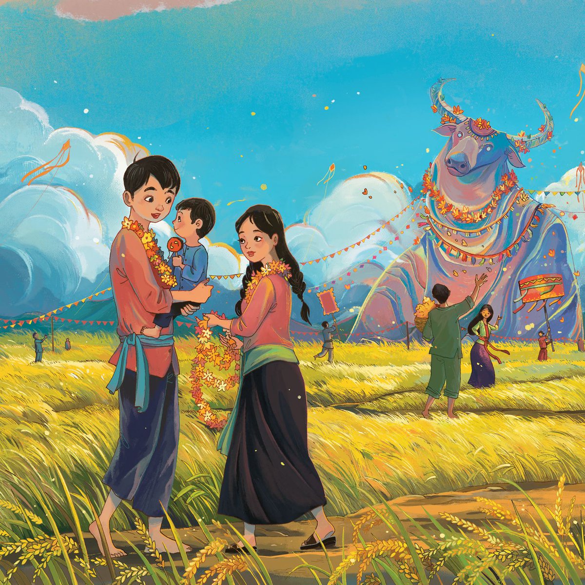 My Grandfather's Song by Quang & Lien 

buff.ly/3JTb8v0 

#picturebook #picturebooks #mygrandfatherssong #vietnam #grandfather #grandparent #childrenswritersguild #childrensillustrator #childrens_illustration #childrensbookart #childrensbookillustration #moreillustrations