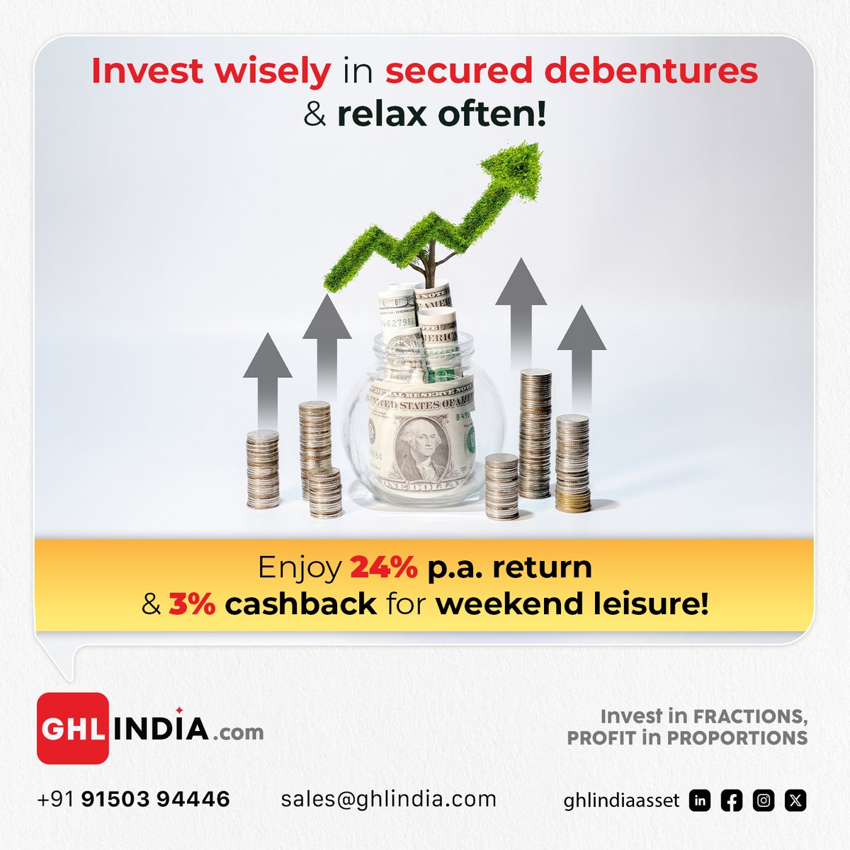 Financial security meets weekend relaxation! 💸

#investment #InvestSmart #investmentopportunities #investor #Invest #IncomeOpportunity #incomestreams #passiveincome #PassiveIncomeJourney #wealthbuilding #wealthcreation #wealthmanagement #wealth #ReturnOnInvestment