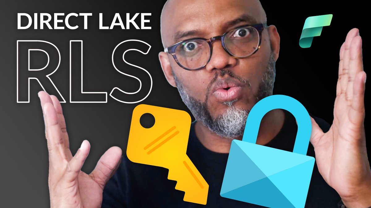 You don't want to give your users access to #OneLake or the Lakehouse/Warehouse directly, but you still want to use #PowerBI Direct Lake in #MicrosoftFabric. @PatrickDBA shows you a way to get this done! Watch on YouTube - guyinacu.be/directlakerls