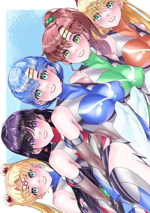 おはようございます❤(#^.^#)
美少女戦士ぱいぱいム～ン揃え❣❣
#セーラー対魔忍 
#セーラームーン 