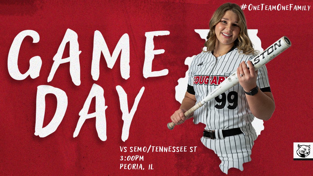 𝙳𝙰𝚈 ✌️ 𝙸𝙽 𝙿𝙴𝙾𝚁𝙸𝙰 🆚 SEMO/Tennessee State ⏰ 3:00PM 📍 Peoria, IL 🔗 Link in bio for ESPN+, live stats & more! #OneTeamOneFamily #thisisSIUE