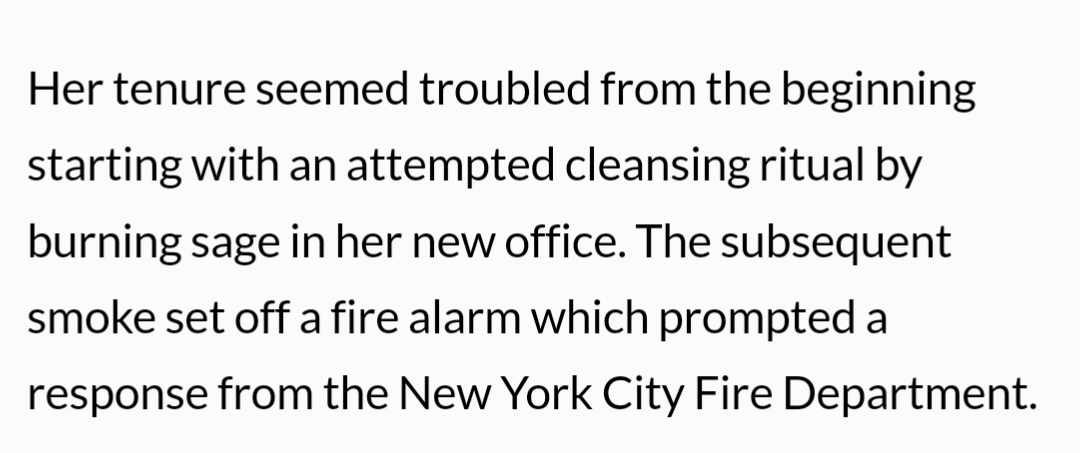 does FDNY keep records on how often they're called in for office smudgings?
