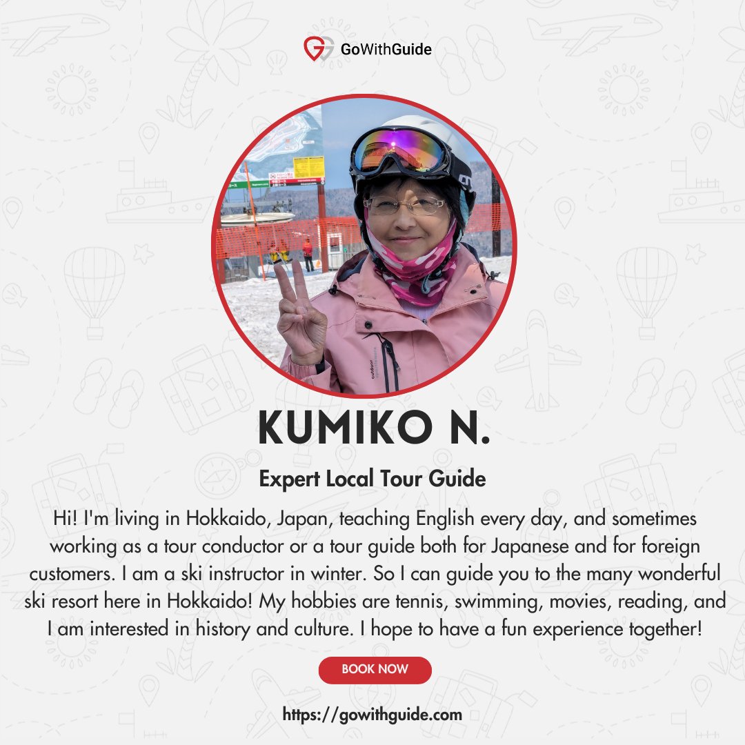 GoWithGuide's tweet image. It’s #friyay, so get into #weekendtravel mode in #sapporo with local expert guide Kumiko N. who spent two days highlighting her favorite city with traveler Debra C.
Photo credits: Debra C. (traveler) &amp;amp; Kumiko N. (tour guide) check her out here! gowithguide.com/supplier/31920