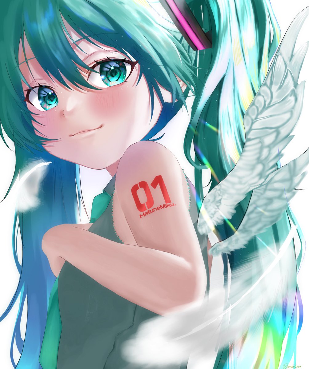 #初音ミク 
「私の天使さん」