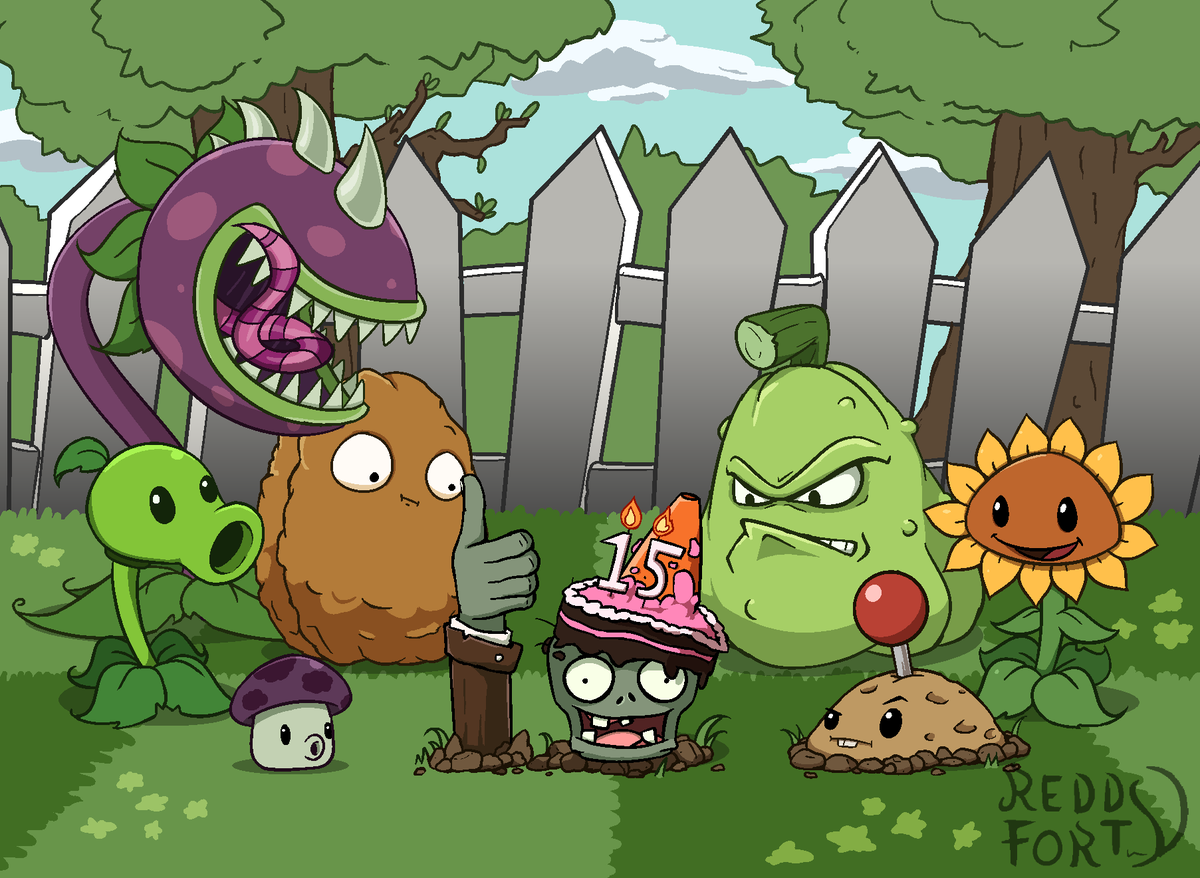 Happy 15th birthday PvZ! You're still my favorite pc game since childhood, maybe even the first time!
(i'm late doing this)

#pvz15th #plantsvszombies