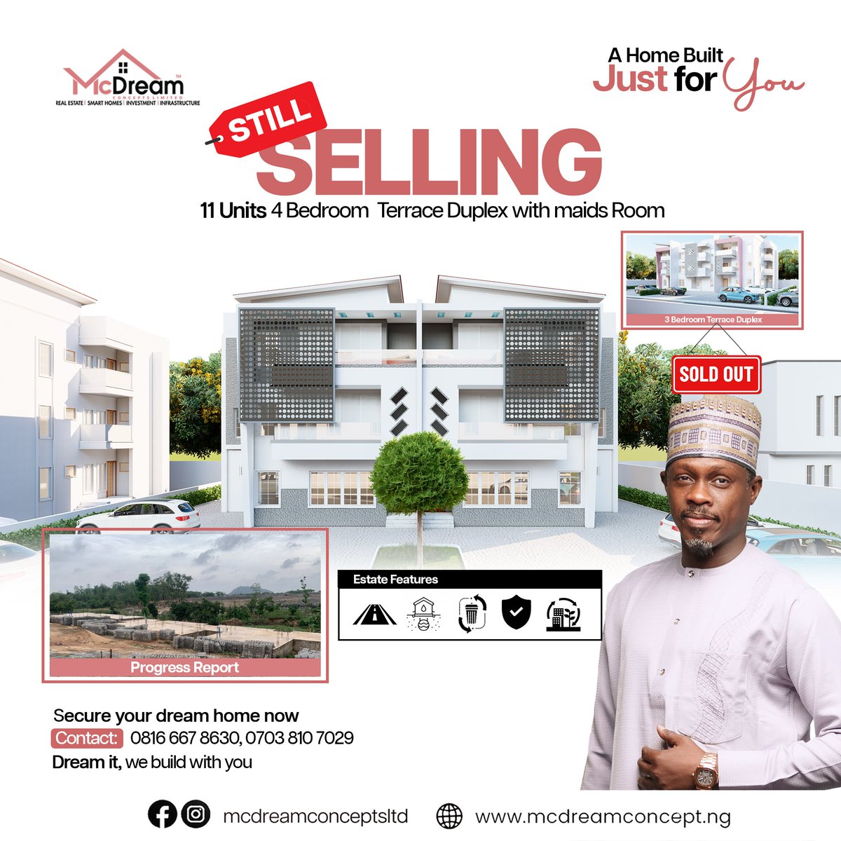 Discover your dream home at Yumna Court Apo, Abuja's premier address for luxury living. ☎️ 07038107029 or 08166678630. #McDreamConceptsLtd #AbujaApartments #AbujaRealEstate #RealEstateAgent #Gwarinpa #Kado #Lifecamp #LuxuryRealEstate