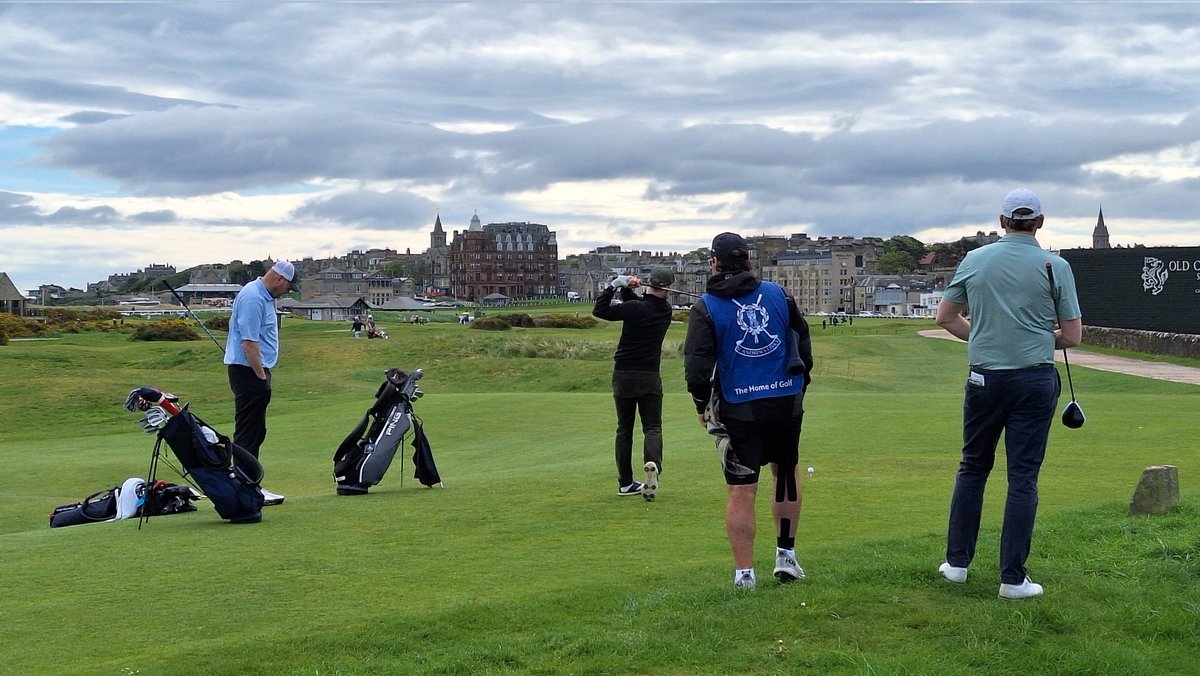 Teeing off.
Not far to go now: on the 17th tee of St Andrews Old Course on a lovely May morning.
#Golf #Fife #Scotland #LivingTheDream