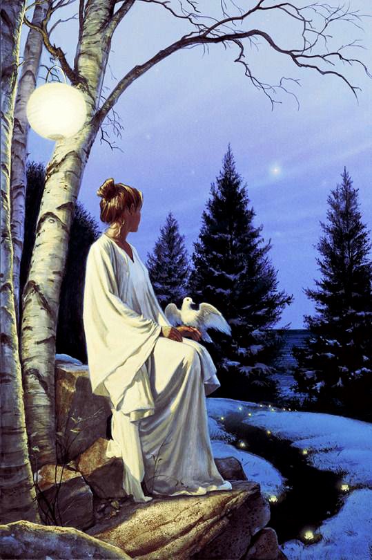 As the stars that shall be bright when we are dust Moving in marches upon the heavenly plain As the stars that are starry in the time of our darkness ...to the end, they remain 📘For The Fallen 1914 🖊️R. L. Binyon(English Poet) 🖼️Star of Peace 2003 🎨 Michael Whelan(US Artist)