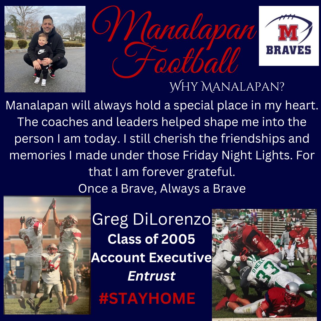 HERE WE GO!! Week 7 of our former Manalapan Football player profile..from #churchlane to #grymes hill ⁦@Wagner_Football⁩ to #Entrust..Dilo continued the tradition of our All Shore WR’s..at the top of all our career records..#churchlane #stayhome