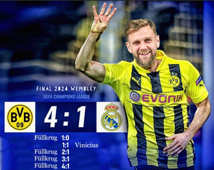 OMG! Füllkrug scores again and Borussia Dortmund wins the Champions League. Legendary scenes at Wembley🔥
