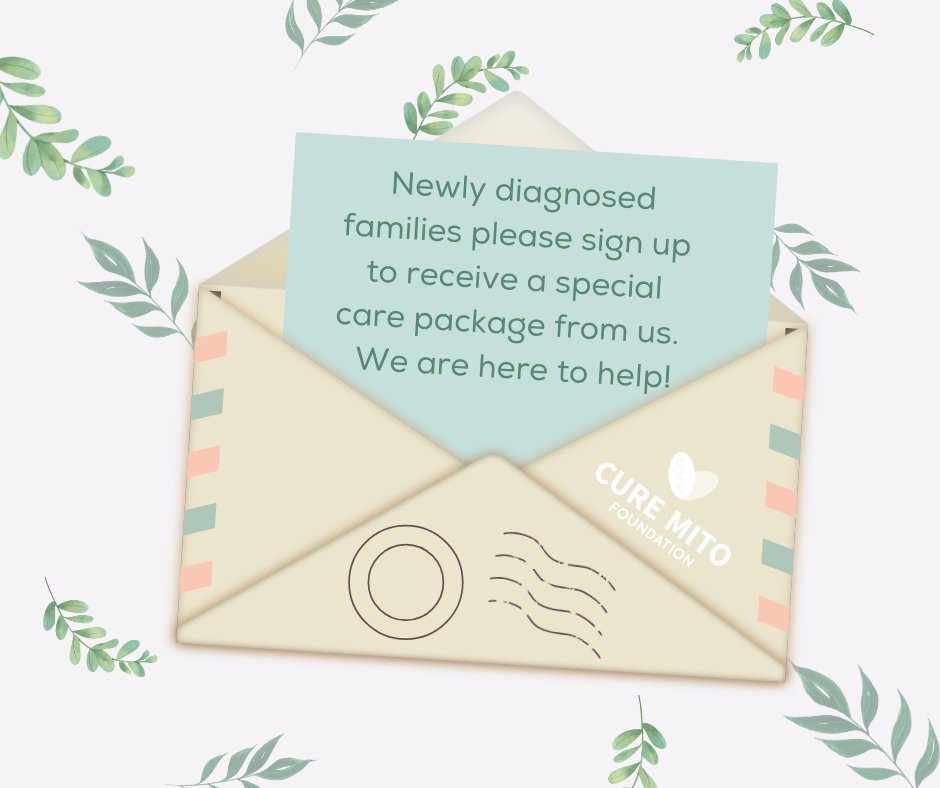 If you or your loved one have been diagnosed with Leigh syndrome within the past 6 months, we want to support to your family by offering a care package. 

Please learn more and request your package here: forms.gle/9s2g1Q5WZ3etbL…

#leighsyndrome #mitochondrialdisease