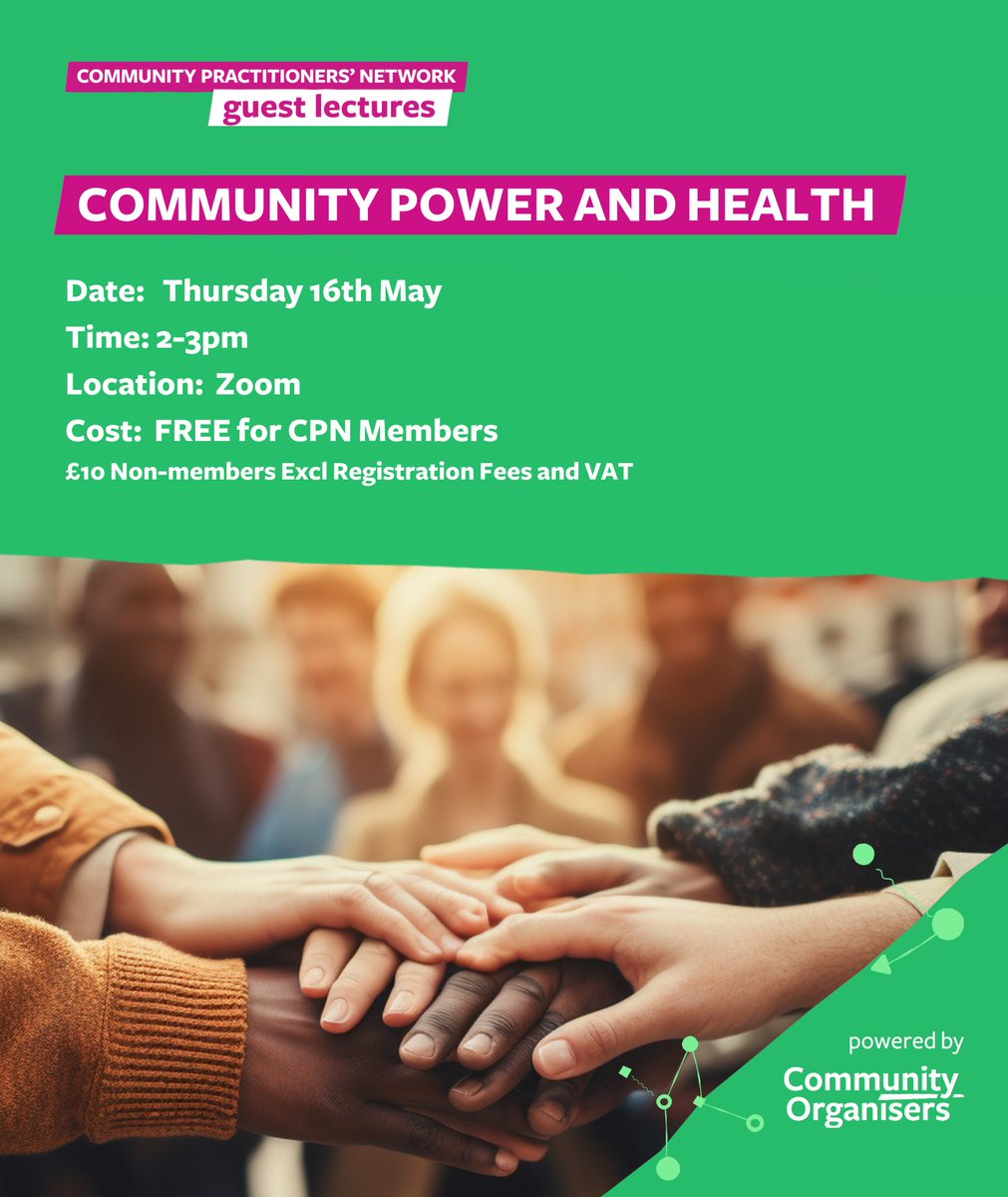 There is becoming increasing recognition that community power is integral to health.
Join Nick Gardham and guest speaker Dr Pritpal Tamber to explore the importance of grassroots organising in addressing health inequities
Book here bit.ly/3UjSDEX