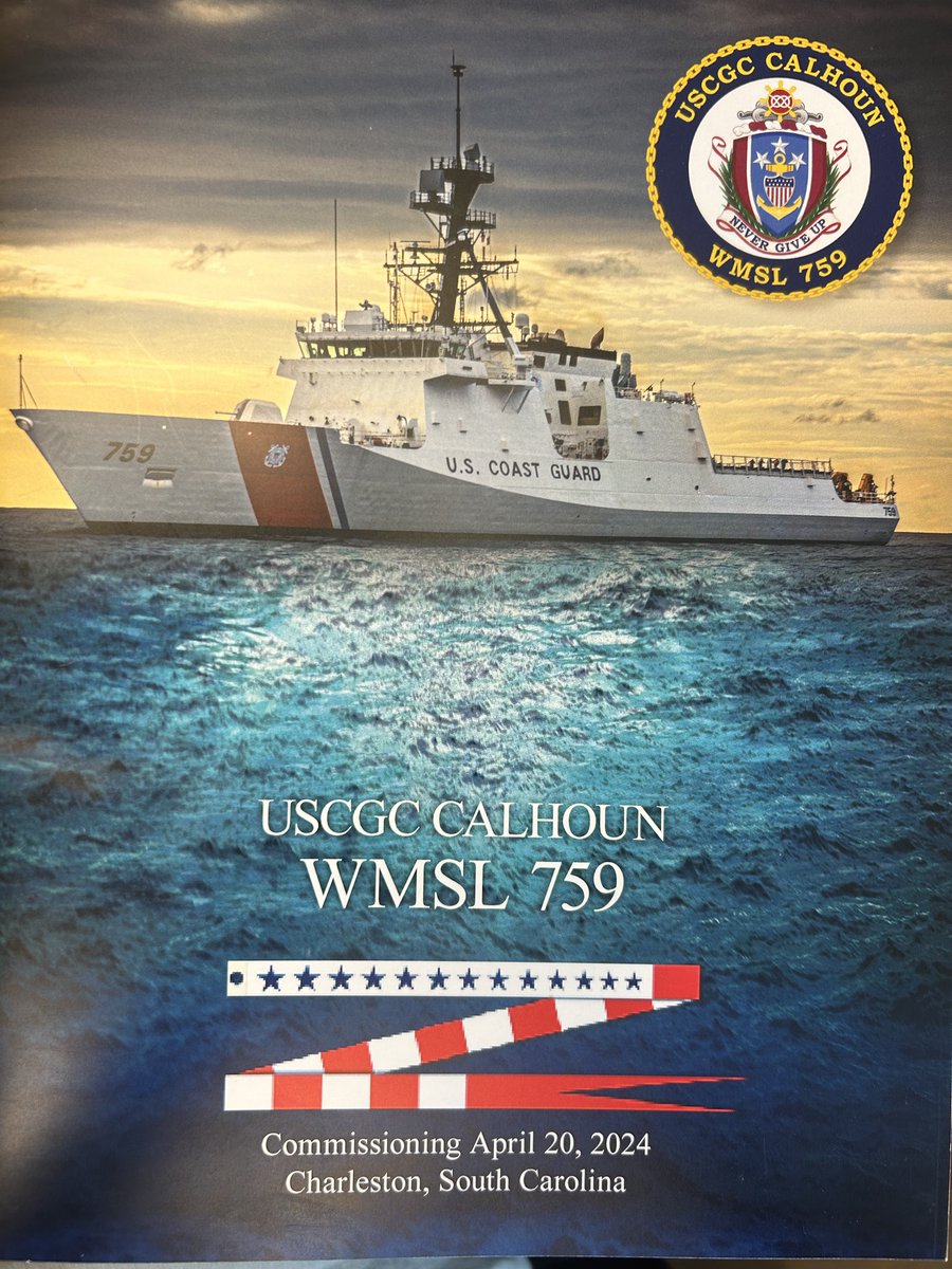 Gordon Schreck, adjunct professor of Admiralty and Maritime Law @Charleston_Law, recently attended the commissioning of the U.S. Coast Guard’s newest Legend-class national security cutter CALHOUN (WMSL 759), at the Coast Guard Base Charleston. Schreck was among a handful of