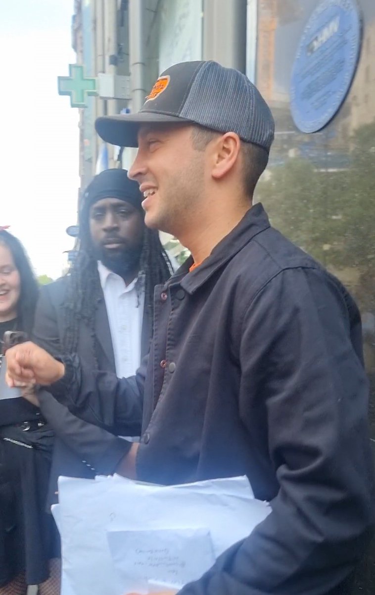 HE WAS SOOOO HAPPY TO SEE US AND HES CARRYING ALL THE LETTERS !!