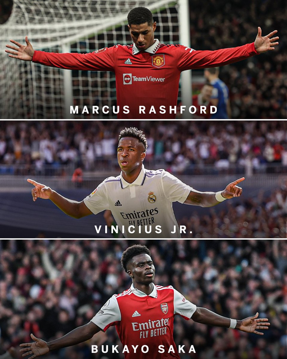 Based on pure football ability and skills. Who is the better footballer here?

1.Rashford.   2.vinicius jr.    3.Bukayo Saka.