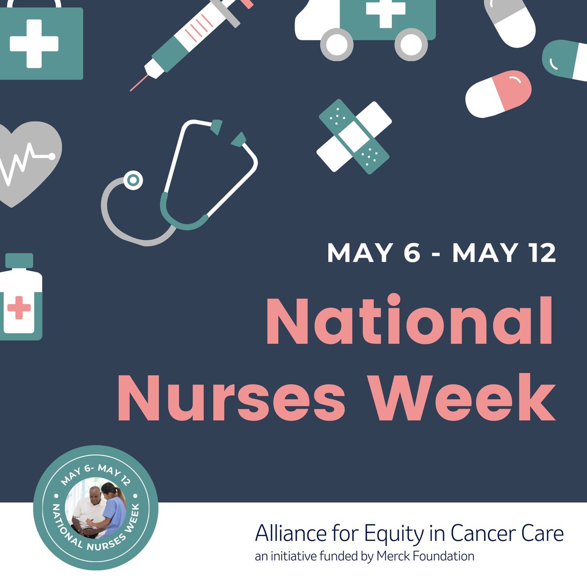 This #NationalNursesWeek, we want to recognize all nursing professionals — from the clinic to the community. Thank you for your tireless dedication to improving patient outcomes and helping those we love navigate cancer care. #OncAlliance