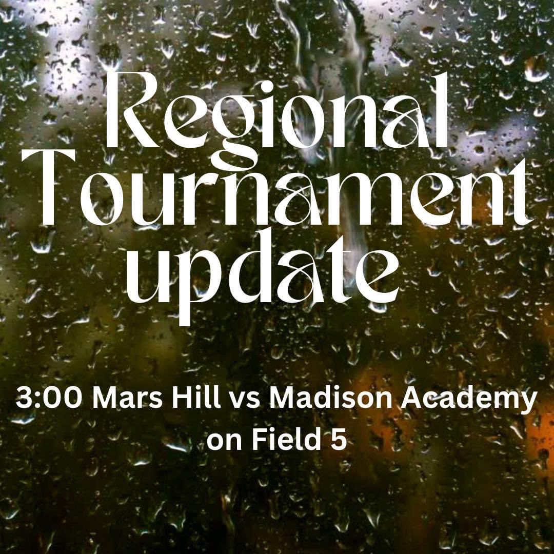 UPDATE!!! Game time has been pushed back to 3:00. To qualify for the state tournament we will need to win at 3:00, 5:00, and 7:00 today. Let’s Go Panthers!!!