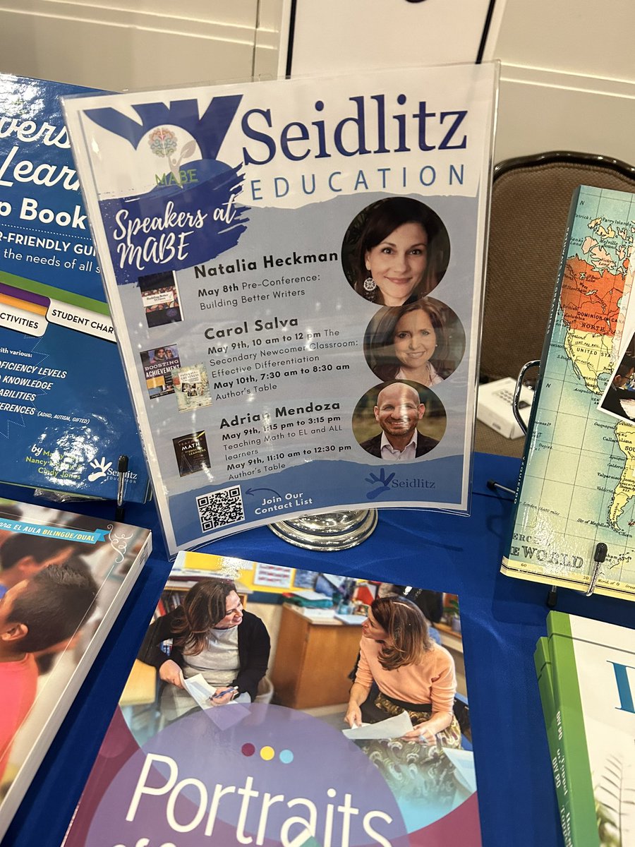 We love here at #MABE24! We hope you stop by table 19 to see us!! Or come to one of our sessions. 😃 @Seidlitz_Ed @MABE_MI