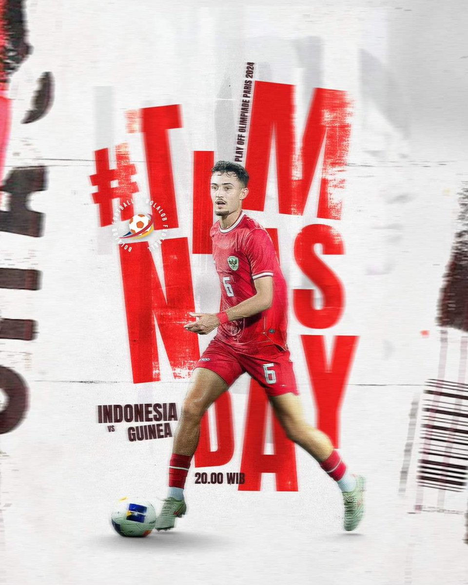 Kick Off ‼️ Babak Pertama 🏆 Paris Olympic Play Off ⚽ INDONESIA 🇮🇩 ⚔️ GUINEA 🇬🇳 🏟️ Clairefountains, Paris 🇨🇵 #garudamuda #kitabisa Keep Calm & Win The Game #KitaGaruda 🇮🇩 💪 🫰🔥🇮🇩🔥 💪