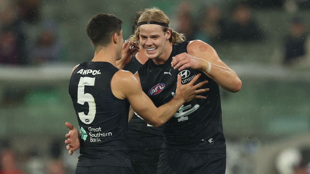 Adam Cerra in 45% Game Time:
#8 Rated Carlton Player
21 Disposals, 11 Contested
6 Intercepts, 9 Ground Ball Gets
4 Clearances, 2 Score Involvements
4 Tackles, 14 Pressure Acts
2 Marks, 2 Inside 50s
1 Rebound 50, 211 Metres Gained