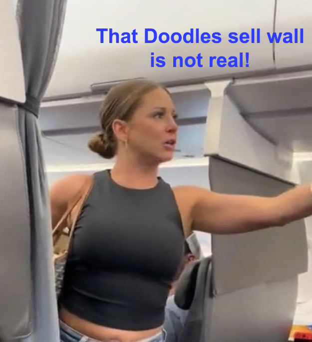 Good news on the fake @doodles sell wall (caused by the Sudo pool): 🌈 Doodles team have just set royalties on this 🌈 The fake sell wall will now disappear in weeks/months (as no-one really uses Sudo pools where royalties exist) If not familiar with this issue: 🤮 Magic Eden…