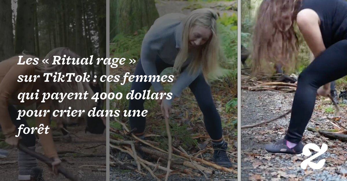 Les « Ritual rage » sur TikTok : ces femmes qui payent 4000 dollars pour crier dans une forêt ➡️ l.madmoizelle.com/Kj9