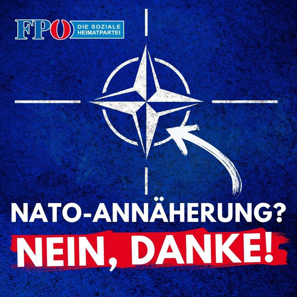 Kurz vor der EU-Wahl ist ein Schreiben aufgetaucht, in dem das ÖVP-Außenministerium um verstärkten Austausch mit der NATO ersucht, man will sich „annähern“! Schwarz-Grün tritt damit die österreichische Neutralität abermals mit Füßen. Der nächste Schritt in Richtung…