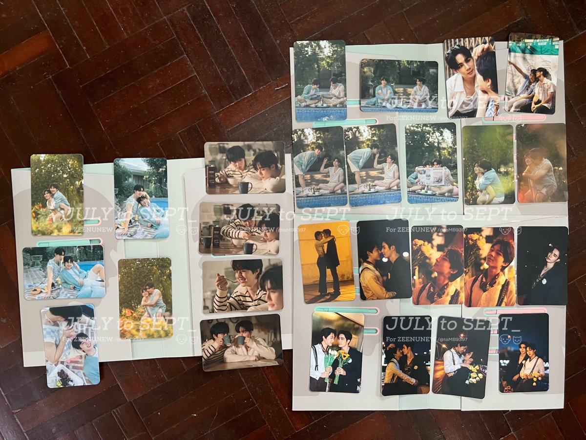 ได้การ์ดเซตสระน้ำเยอะมาก แต่น่ารักหมดทุกรูปเยยยยย 🥰
#ZeeNuNewBeCloser 
#ZeeNuNew2ndPhotobook 
#ZNNBeCloser2ndFansign
#ZeeNuNew