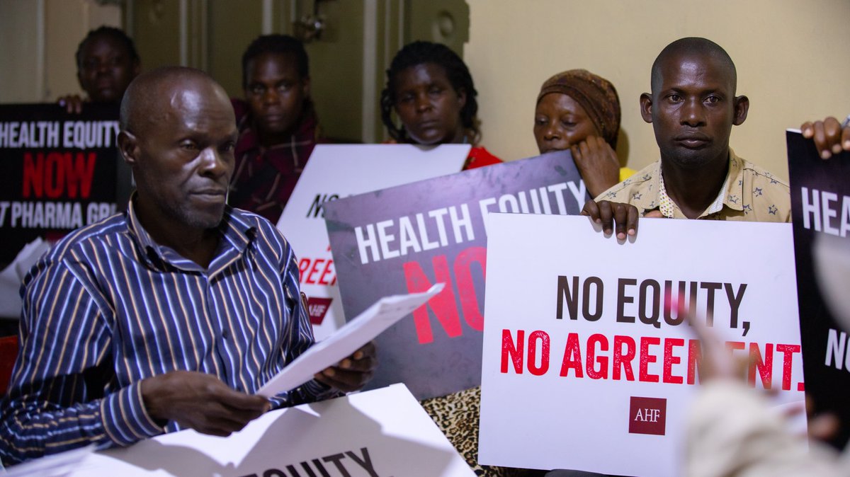 Every country deserves a fair chance at pandemic preparedness and response AHF is advocating for health equity in the pandemic agreement. No country deserves such kind of discrimination. #HealthEquityNow #AmendPandemicAgreement #NoEquityNoAgreement #HealthEquityNotPharmaGreed