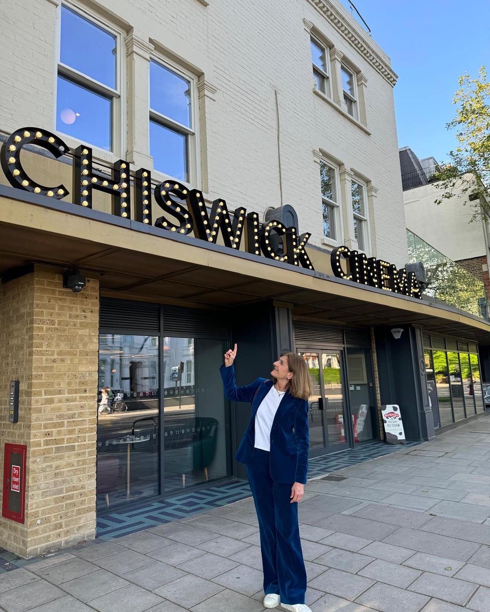 ChiswickCinema's tweet photo. A great private hire of Screen 1 and our Lounge delivered for Friends of Westminister School this week. 

Great to welcome back @MargyKinmonth and @foxtrotfilmsltd for another Q&amp;A of @raviliousfilm. 

Get in touch with our events team to work with us events@chiswickcinema.co.uk https://t.co/cqs3xDXhsW