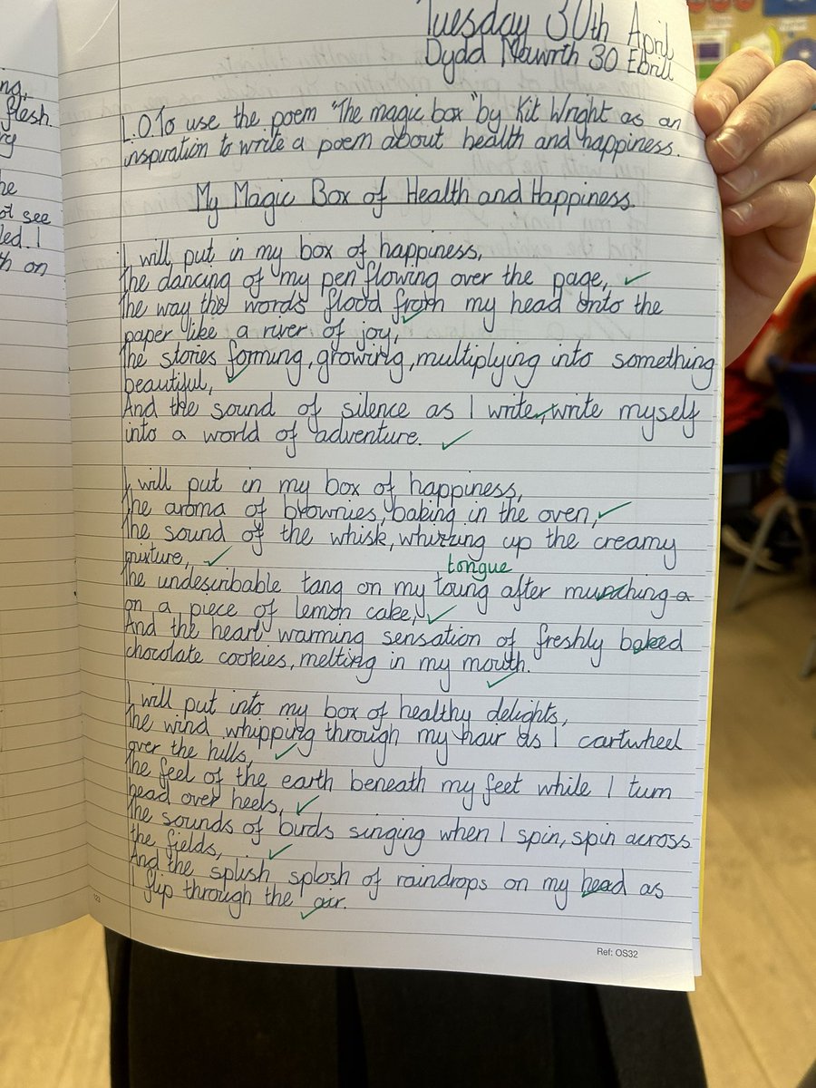 PPSMrsSymes's tweet image. A huge llongyfarchiadau to Rose who has come first in the poetry competition for National Children’s Day 2024.  She will be reading her poem out to an invited audience at St Woolos  Cathedral next week. So proud of her. @PentrepoethPrim