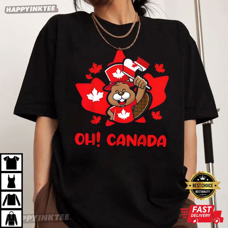 Groundhog Happy Canada Day T-Shirt #Groundhog #CanadaDay #happyinktee #CanadianGift happyinktee.com/product/ground…