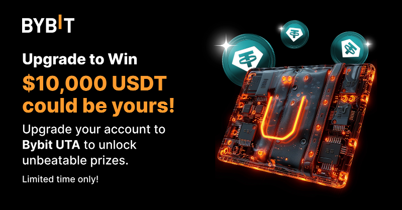 Bybit_Official's tweet photo. 💼Did you know you can consolidate all your trades into a Single Account with Unified Trading Account (UTA)?

⭐️ Learn all you need to know about UTA. Upgrade your Main Account to UTA — till June 30, 2024, 23:59 UTC and win 10,000 USDT!

👀 Learn More on how UTA works!