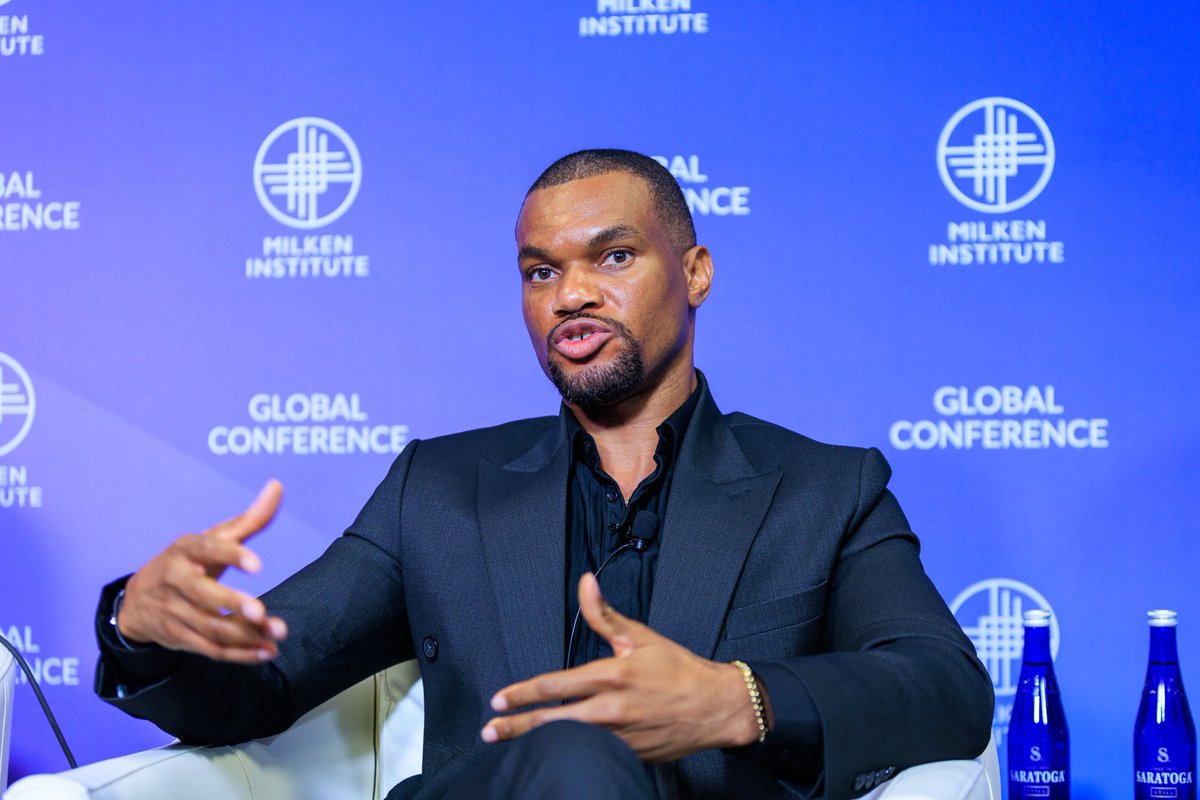 Had the best time speaking at the @MilkenInstitute Global Conference with my friends @GbemiAbudu and @TEGAMAVIN, and successfully acted cool about hanging out with @BorisKodjoe