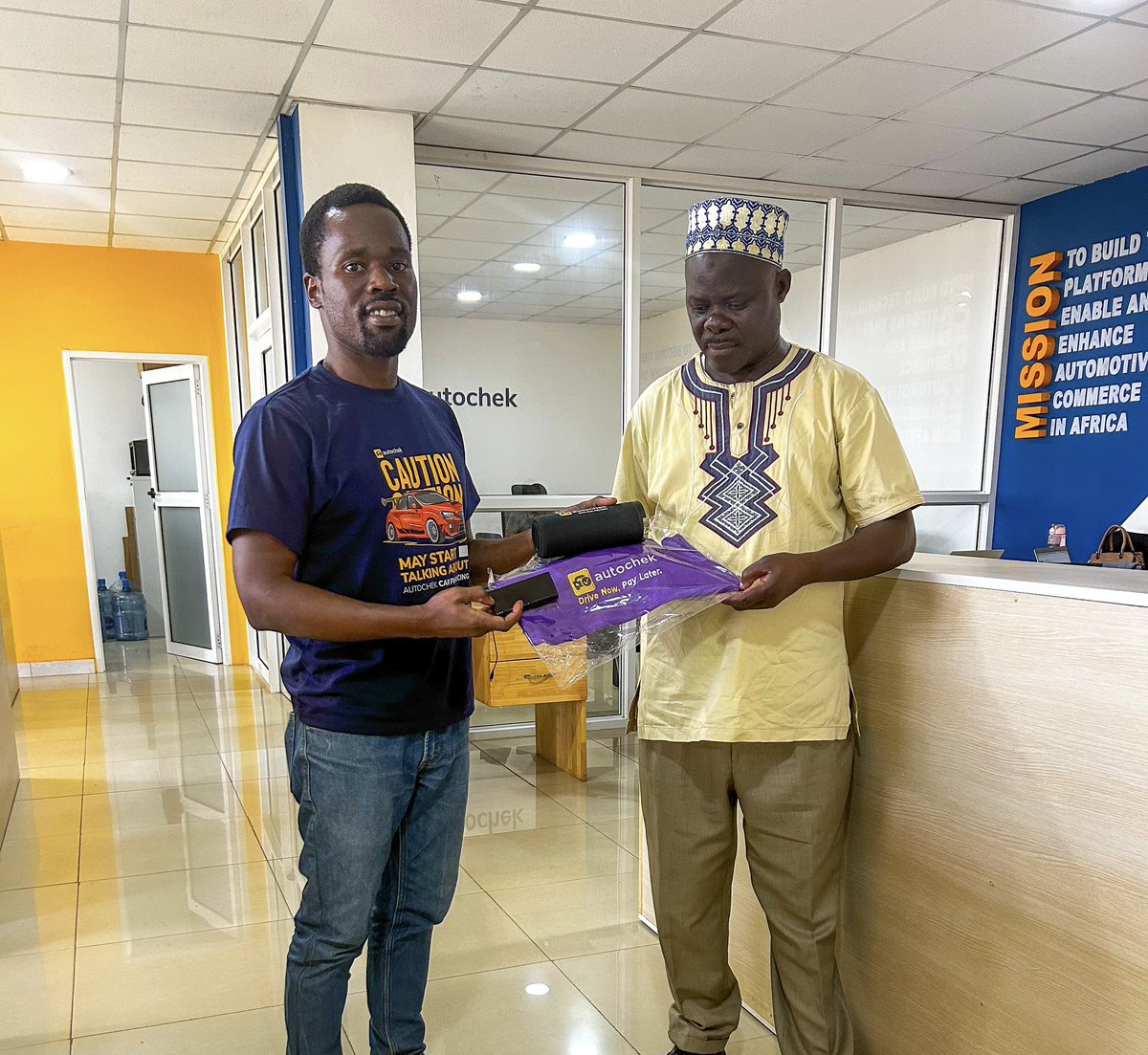 Siraj Kaahwa visited us after being satisfied with our smooth guided process and timely service that helped him own his car. He's looking at becoming a repeat client. 

Contact us today or tell a friend to experience our great service. 

#DriveNowPayLater