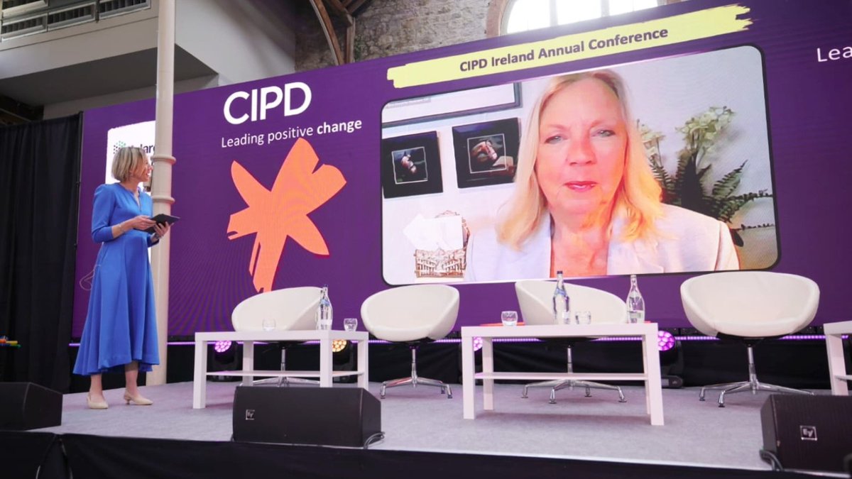Engaging Q&A with @DeborahMeaden & @shine_tara as they discuss #Sustainability, #Business & #Culture. Emphasising building trust & understanding to ensure you have your peoples' buy-in & don't just add to the to-do list. #CIPDIrelandAC