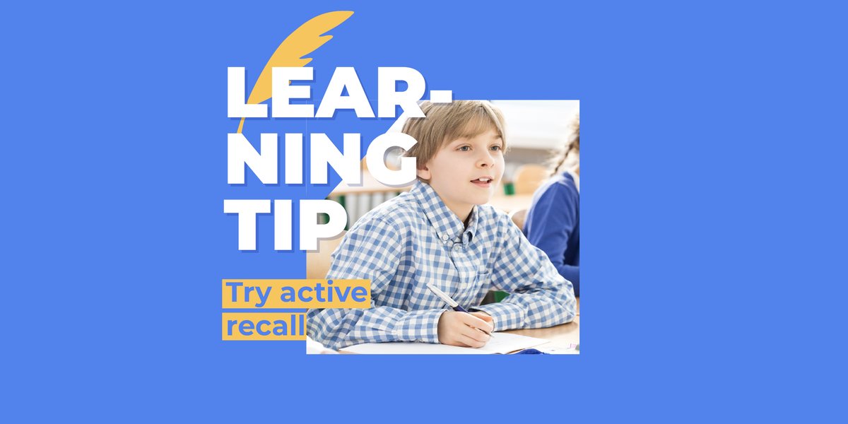 kalvielearning's tweet image. Rather than simply rereading your notes, try actively recalling information. Write down key points from memory or explain them aloud. It improves your comprehension and retention.

#Kalvie #LearningTip #ActiveLearning #Elearning #StudyTips #Studygram #AcademicSuccess #Students