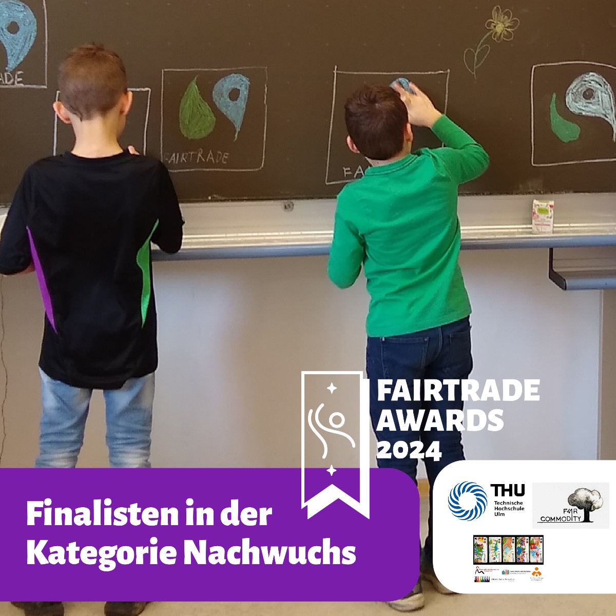 Noch ein Monat, dann werden in Berlin die #FairtradeAwards 2024 verliehen. Hoffnungen auf den Preis in der Kategorie #Nachwuchs können sich die Technische Hochschule Ulm, F41r Commodity und die Schweinfurter Fairtrade-Schulen machen. fairtr.de/laK
