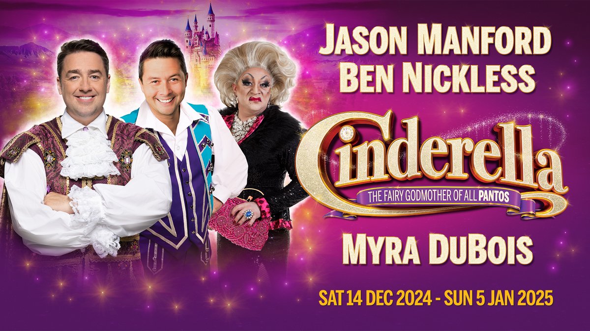 ⭐ CAST ANNOUNCEMENT! ⭐ Comedy Superstar @JasonManford is BACK for a third year of panto at the Opera House as Prince Charming! 📆 Sat 14 Dec 2024 - Sun 5 Jan 2025 🎟️ atgtix.co/4dyrxm7