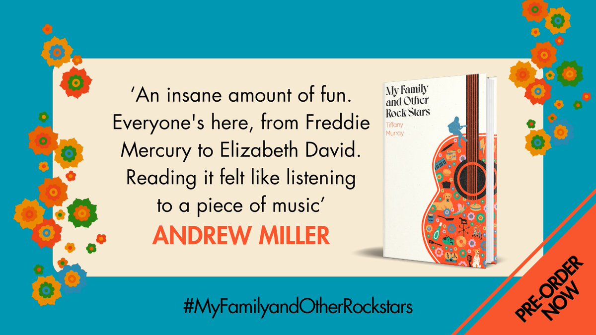 🎸 One week to go! 🎸 #MyFamilyandOtherRockStars by @tiffanymurray is out on 16 May Snap up your copy here🤘🏻: geni.us/MyFamilyOtherR…