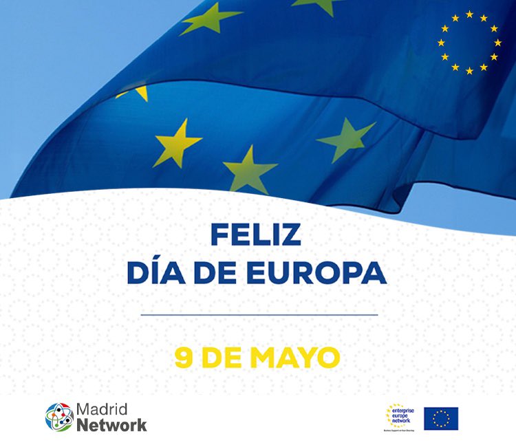 Como cada 9 de mayo, Hoy celebramos el #DiadeEuropa. 🇪🇺Una fecha para recordar que juntos avanzamos hacia un futuro mejor.