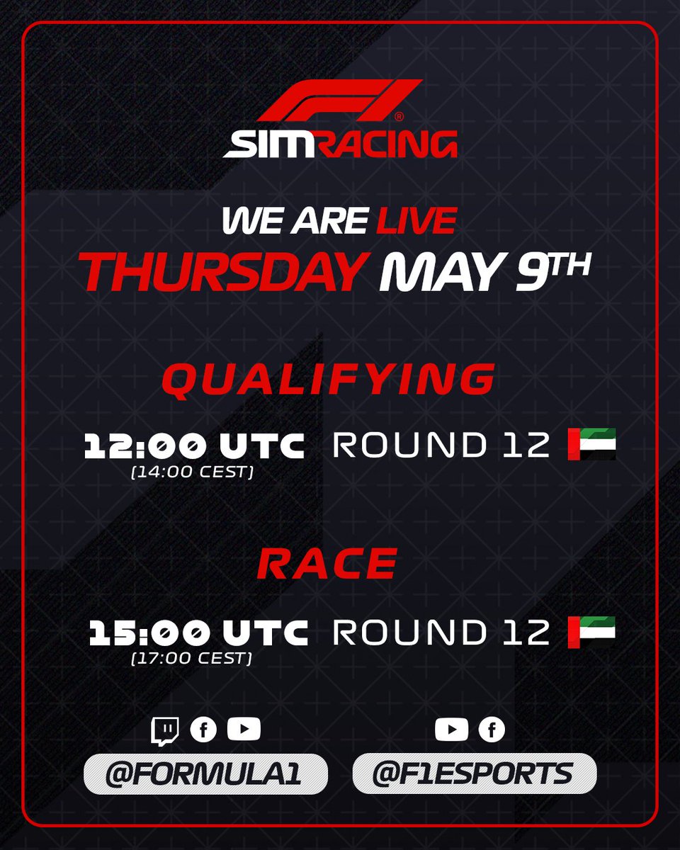 This is the race you don't want to miss 👀 #F1Esports