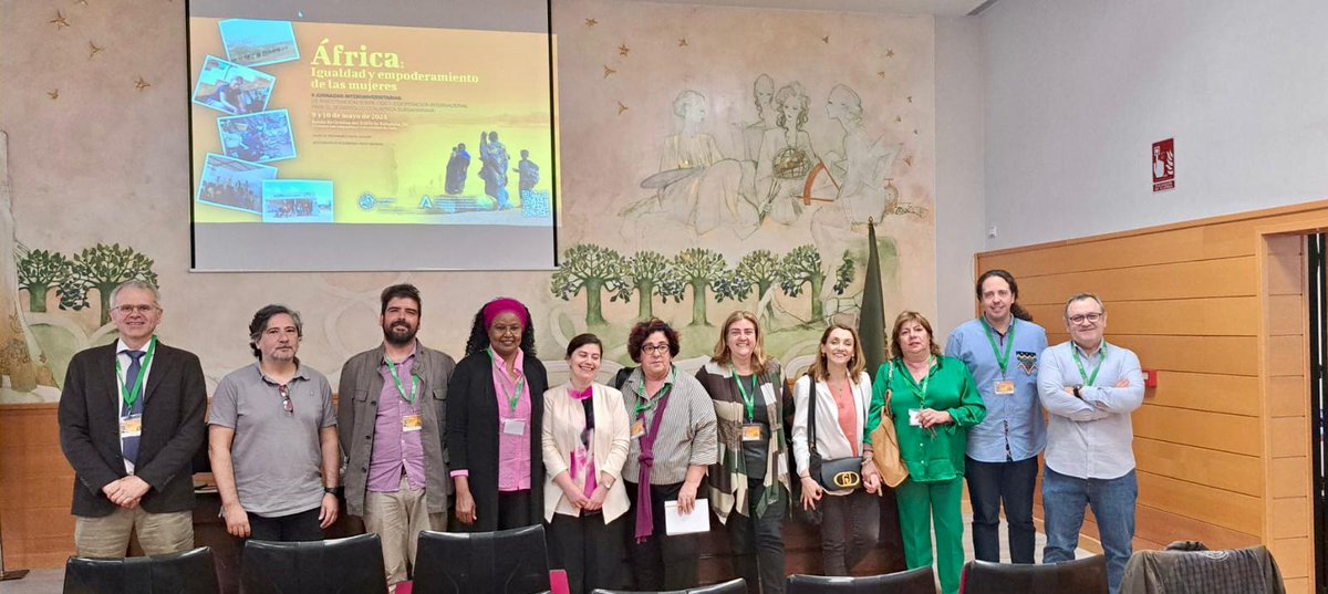 Estamos en @vicigualdad con la Cátedra de Desarrollo Sostenible y Solidaridad en las II Jornadas interuniversitarias de investigación sobre #ODS y #CooperaciónInternacional para el desarrollo con #ÁfricaSubsahariana “África: Igualdad y empoderamiento de las mujeres'.