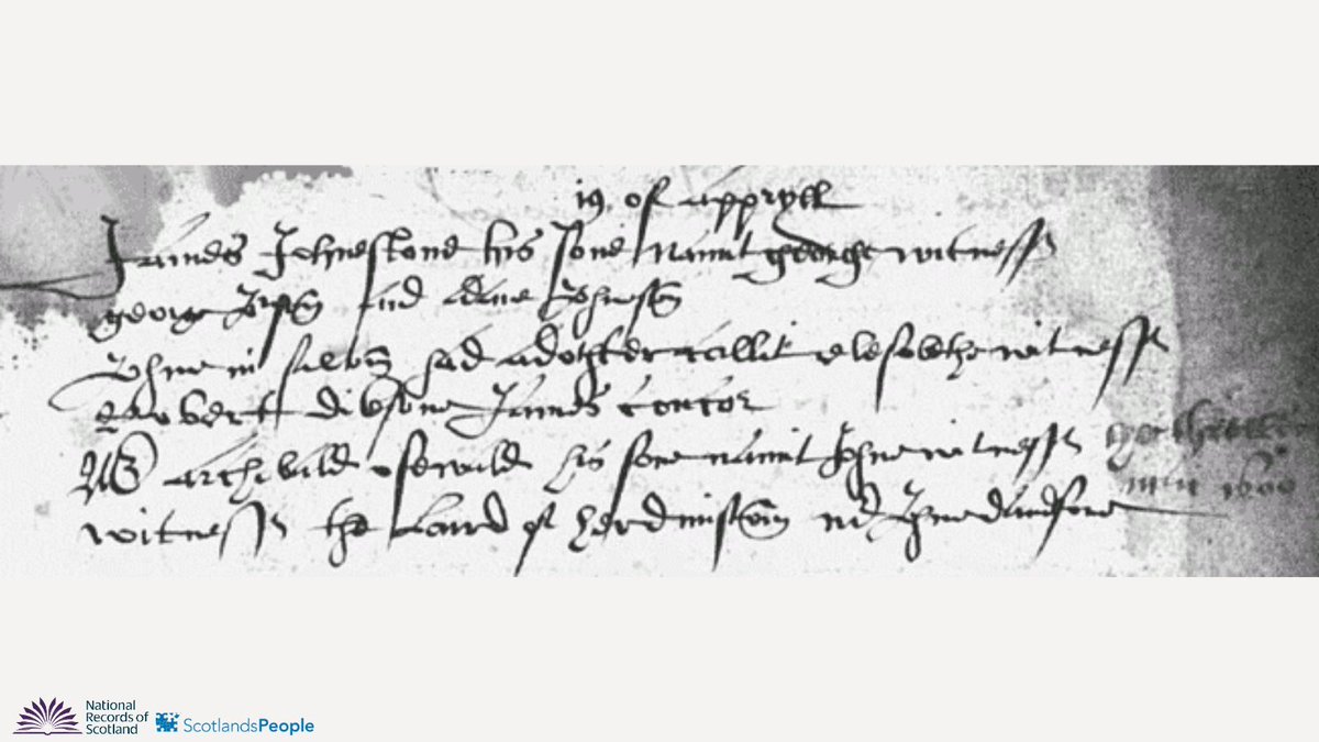 Can you tell how many girls and how many boys were recorded in this old parish register from Pencaitland in 1600, and what were their names were?

If not, our tutorials can help you learn how to read old Scottish handwriting.

Find out how 👇

bit.ly/SPHandwriting